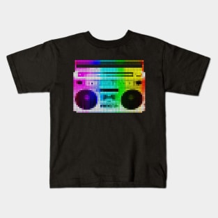 Mosaic Big Thump Boombox Kids T-Shirt